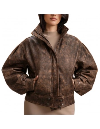 Laverapelle Women's Genuine Cow Ruboff Bomber Leather Jacket (Black, Bomber Jacket) - 2621006 Laverapelle Women's Genuine Cow Ruboff Bomber Leather Jacket (Black, Bomber Jacket) - 2621006