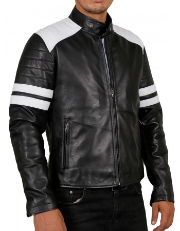 Laverapelle Men's Genuine Lambskin Leather Jacket (Racer Jacket) - 1501005 Laverapelle Men's Genuine Lambskin Leather Jacket (Racer Jacket) - 1501005