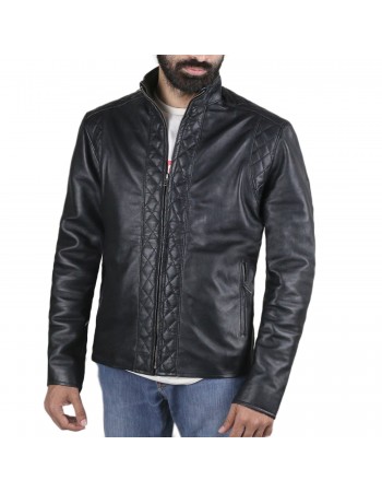 Laverapelle Men's Genuine Lambskin Leather Jacket (Fencing Jacket) - 1501071 Laverapelle Men's Genuine Lambskin Leather Jacket (Fencing Jacket) - 1501071