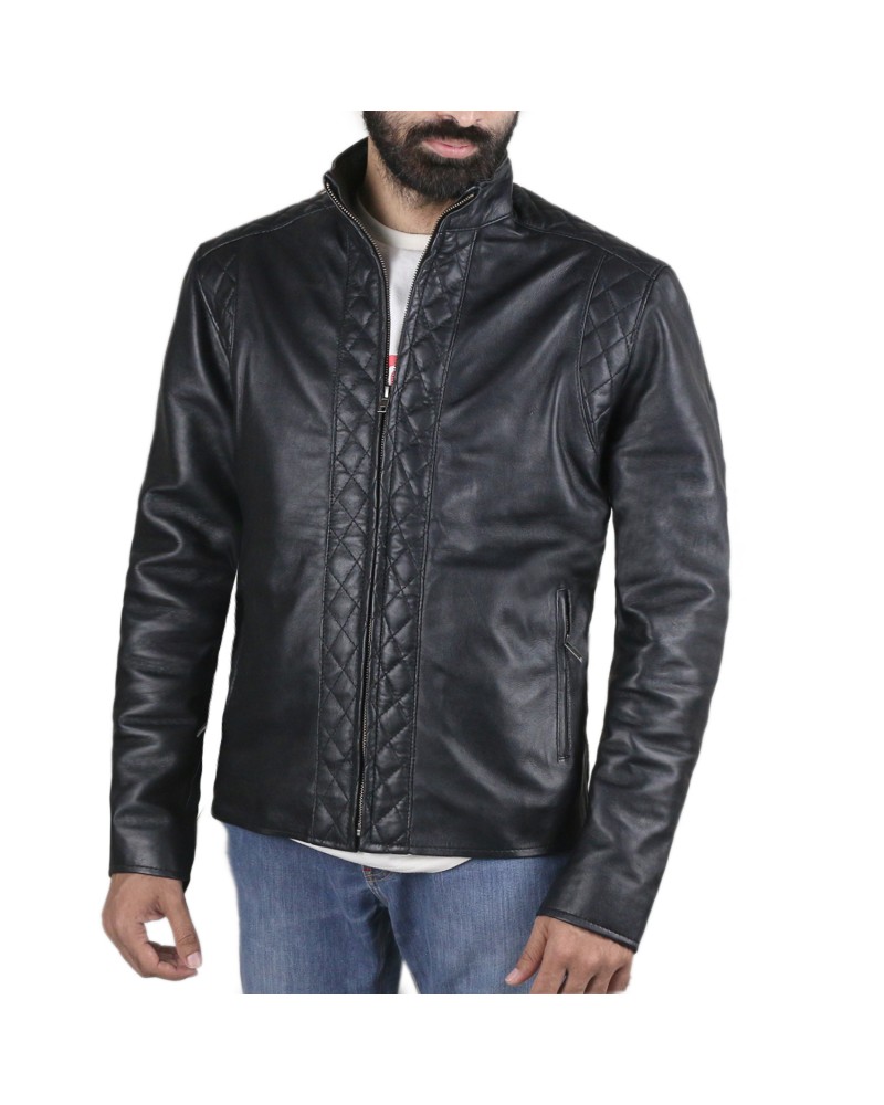 Laverapelle Men's Genuine Lambskin Leather Jacket (Fencing Jacket) - 1501071 Laverapelle Men's Genuine Lambskin Leather Jacket (Fencing Jacket) - 1501071