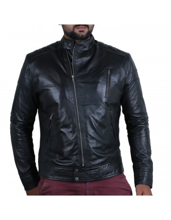 Laverapelle Men's Genuine Lambskin Leather Jacket (Classic Jacket) - 1501072 Laverapelle Men's Genuine Lambskin Leather Jacket (Classic Jacket) - 1501072
