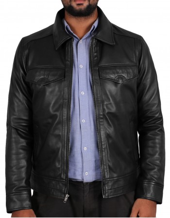 Laverapelle Men's Genuine Lambskin Leather Jacket (Regal Jacket) - 1501085 Laverapelle Men's Genuine Lambskin Leather Jacket (Regal Jacket) - 1501085