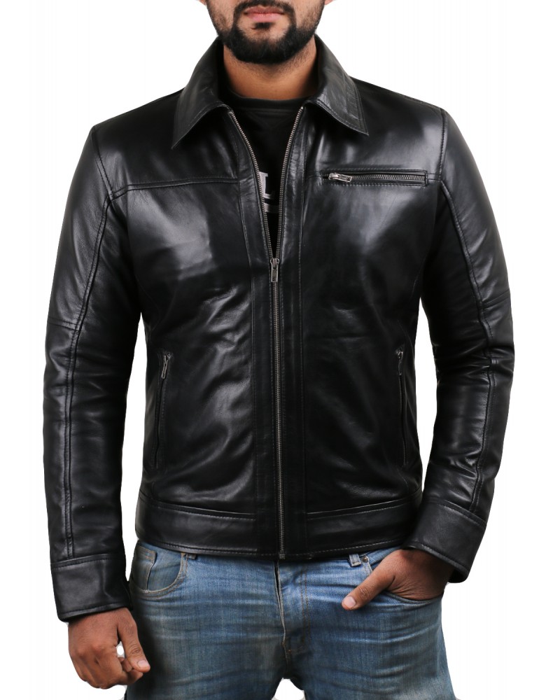 Laverapelle Men's Genuine Lambskin Leather Jacket (Classic Jacket) - 1501091 Laverapelle Men's Genuine Lambskin Leather Jacket (Classic Jacket) - 1501091