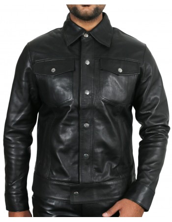 Laverapelle Men's Genuine Lambskin Leather Jacket (Officer Jacket) - 1501132 Laverapelle Men's Genuine Lambskin Leather Jacket (Officer Jacket) - 1501132