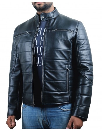Laverapelle Men's Genuine Lambskin Leather Jacket (Racer Jacket) - 1501139 Laverapelle Men's Genuine Lambskin Leather Jacket (Racer Jacket) - 1501139