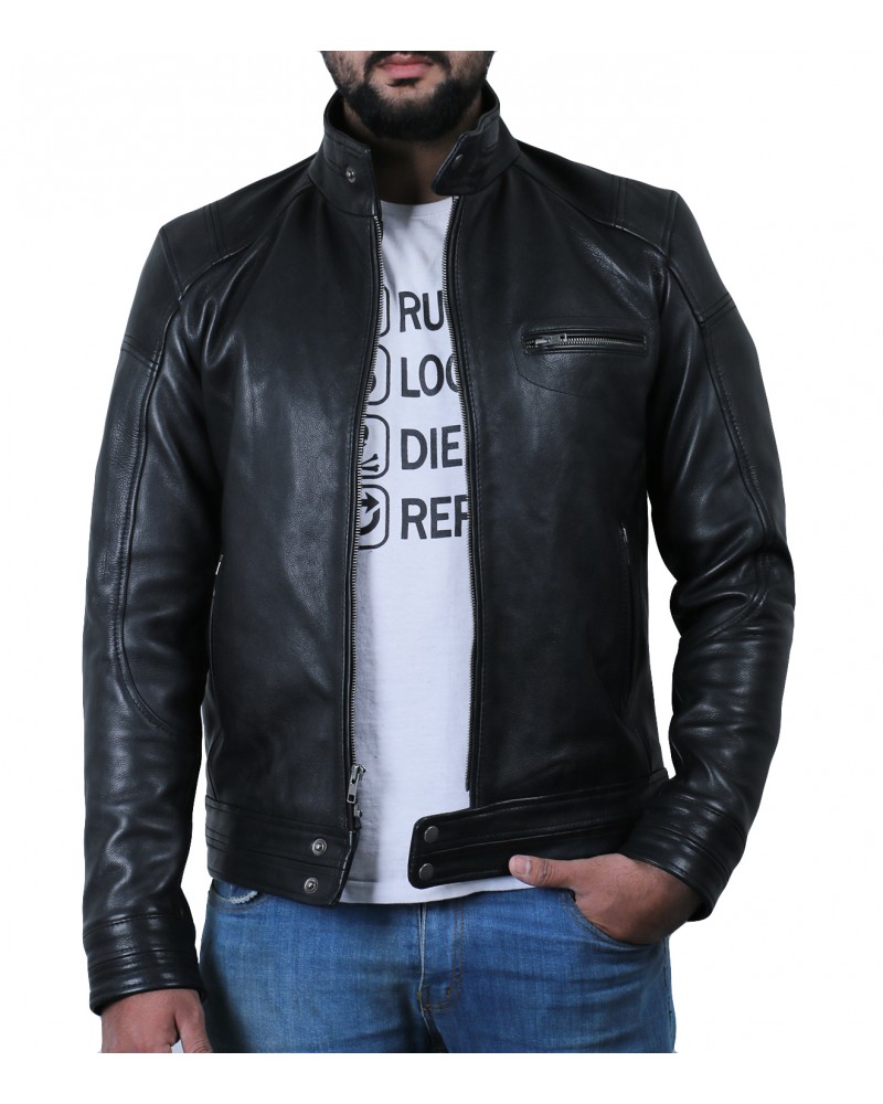 Laverapelle Men's Genuine Cowhide Leather Jacket (Classic Jacket) - 1501283 Laverapelle Men's Genuine Cowhide Leather Jacket (Classic Jacket) - 1501283