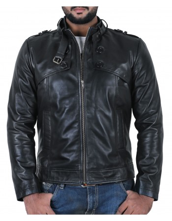 Laverapelle Men's Genuine Lambskin Leather Jacket (Fencing Jacket) - 1501303 Laverapelle Men's Genuine Lambskin Leather Jacket (Fencing Jacket) - 1501303