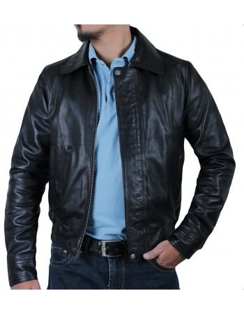 Laverapelle Men's Genuine Lambskin Leather Jacket (Aviator Jacket) - 1501305 Laverapelle Men's Genuine Lambskin Leather Jacket (Aviator Jacket) - 1501305