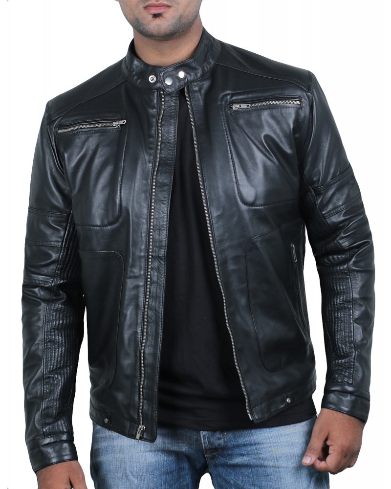 Laverapelle Men's Genuine Lambskin Leather Jacket (Fencing Jacket) - 1501320 Laverapelle Men's Genuine Lambskin Leather Jacket (Fencing Jacket) - 1501320