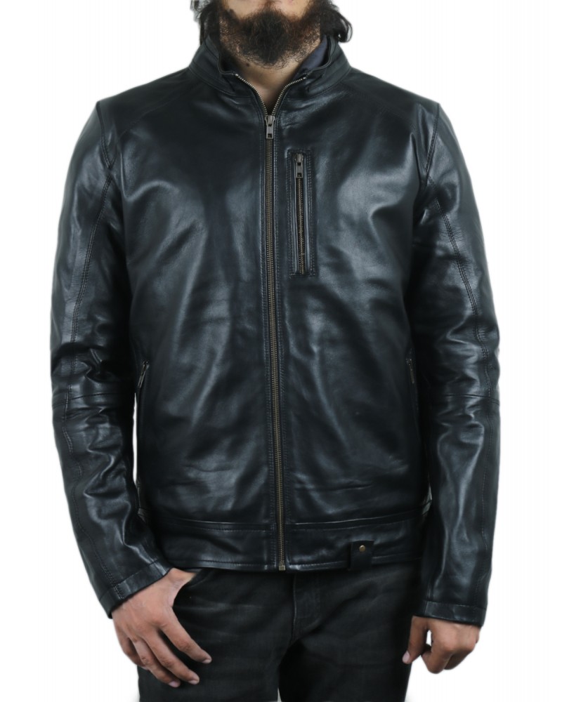 Laverapelle Men's Genuine Lambskin Leather Jacket (Racer Jacket) - 1501411 Laverapelle Men's Genuine Lambskin Leather Jacket (Racer Jacket) - 1501411