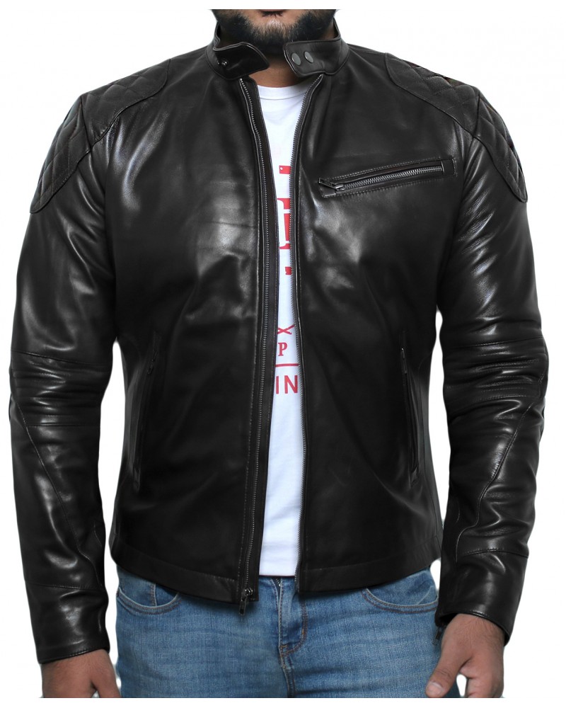 Laverapelle Men's Genuine Lambskin Leather Jacket (Fencing Jacket) - 1501423 Laverapelle Men's Genuine Lambskin Leather Jacket (Fencing Jacket) - 1501423