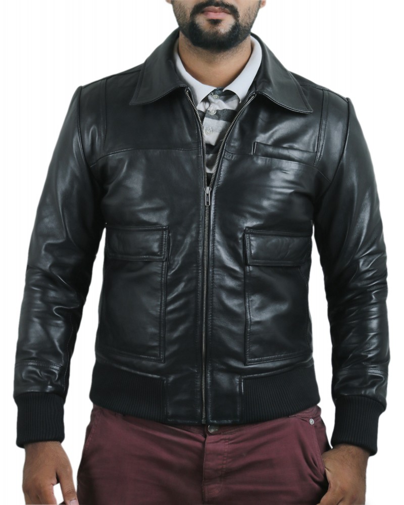Laverapelle Men's Genuine Lambskin Leather Jacket (Bomber Jacket) - 1501629 Laverapelle Men's Genuine Lambskin Leather Jacket (Bomber Jacket) - 1501629