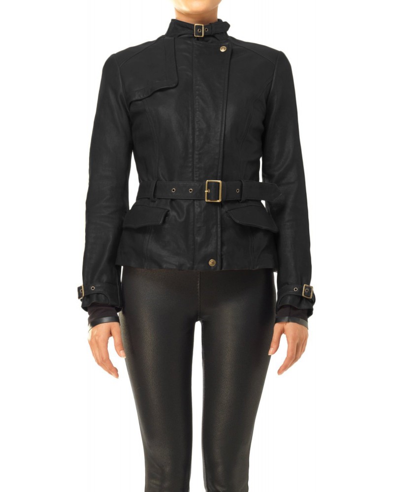 Laverapelle Women's Genuine Lambskin Leather Jacket (Fencing Jacket) - 1521676