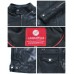 Laverapelle Men's Sheep Leather Bomber Biker Jacket 6 Front Pockets (Officer Jacket) - 1501795