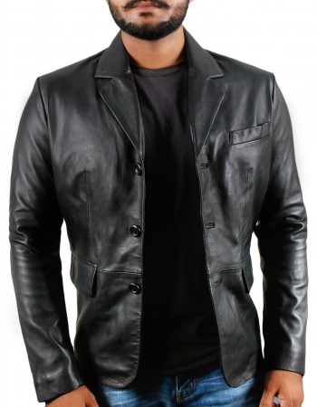 Laverapelle Men's Genuine Lambskin Leather Jacket (Blazer Jacket) - 1501837 Laverapelle Men's Genuine Lambskin Leather Jacket (Blazer Jacket) - 1501837