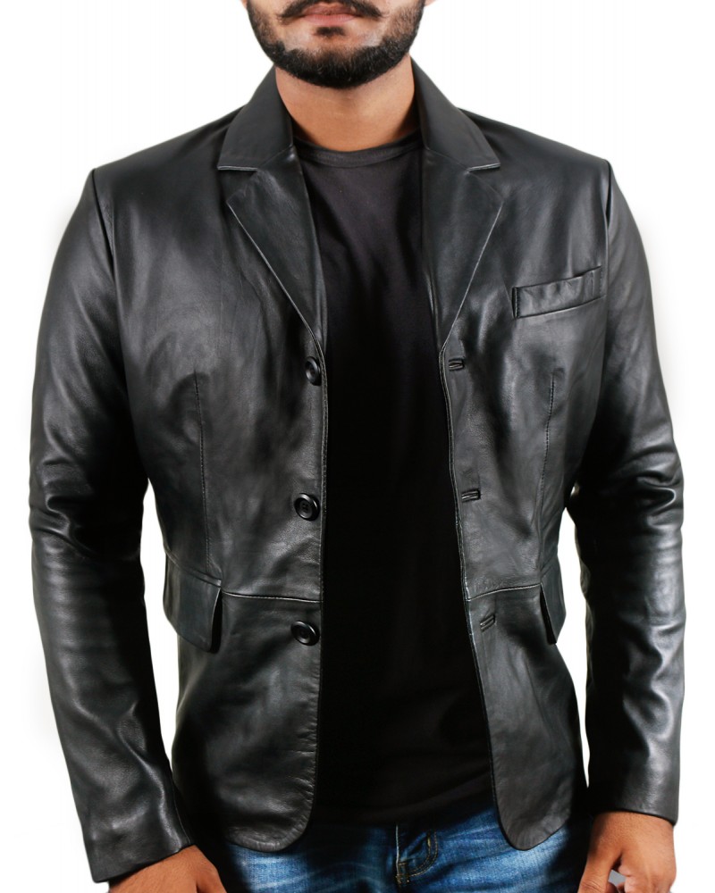 Laverapelle Men's Genuine Lambskin Leather Jacket (Blazer Jacket) - 1501837 Laverapelle Men's Genuine Lambskin Leather Jacket (Blazer Jacket) - 1501837