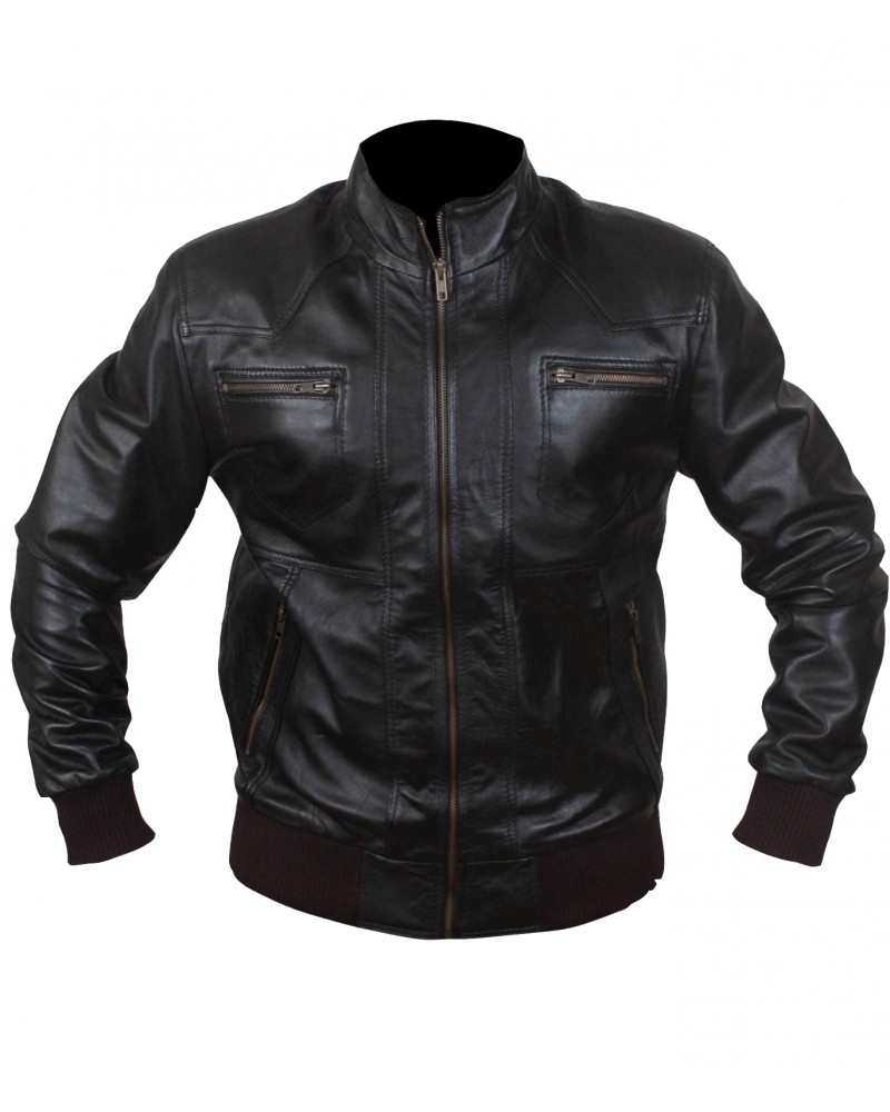 Laverapelle Men's Genuine Lambskin Leather Jacket (Bomber Jacket) - 1501789 Laverapelle Men's Genuine Lambskin Leather Jacket (Bomber Jacket) - 1501789