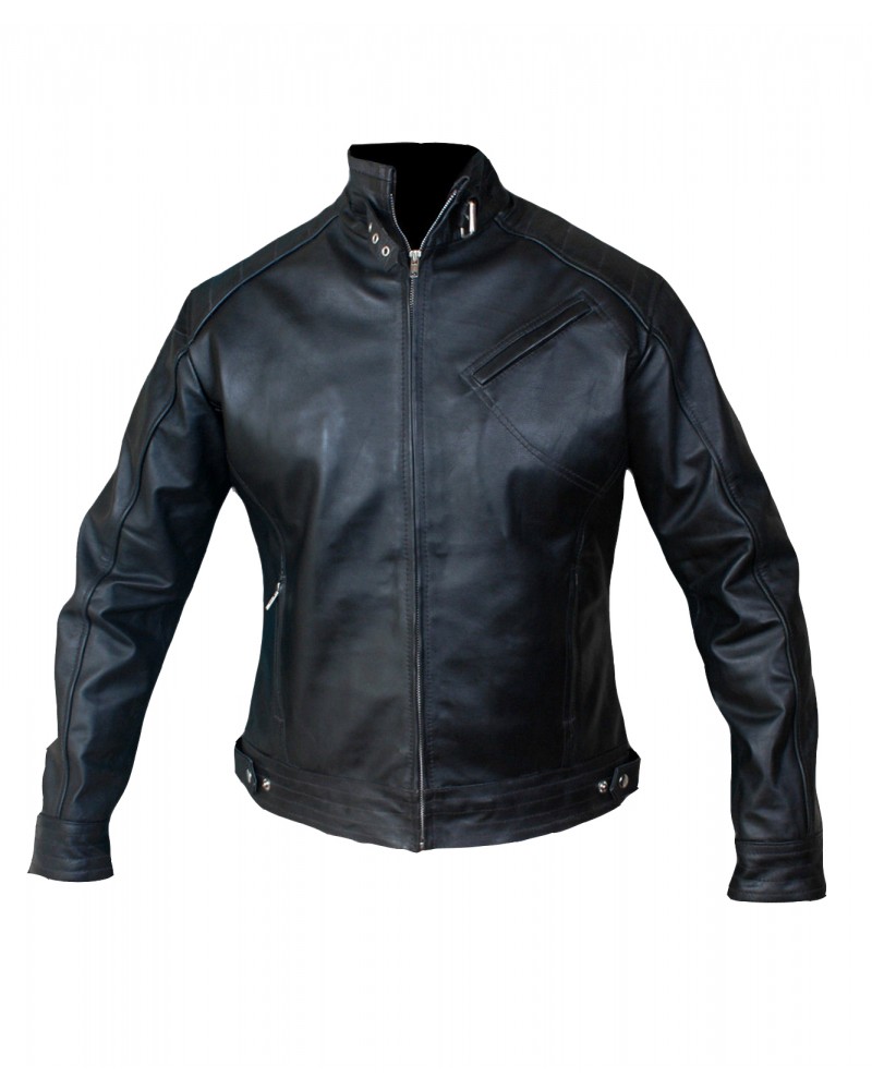 Laverapelle Men's Jeremy Renner Aaron Cross Cow Hide Leather Jacket (Racer Jacket) - 1501808 Laverapelle Men's Jeremy Renner Aaron Cross Cow Hide Leather Jacket (Racer Jacket) - 1501808