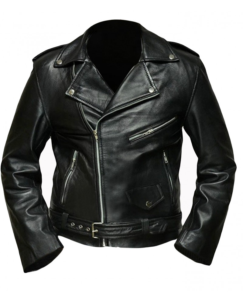 Laverapelle Men's Terminator Cowhide Leather Biker Gang Slim Fit Jacket (Double Rider Jacket) - 1501804 Laverapelle Men's Terminator Cowhide Leather Biker Gang Slim Fit Jacket (Double Rider Jacket) - 1501804
