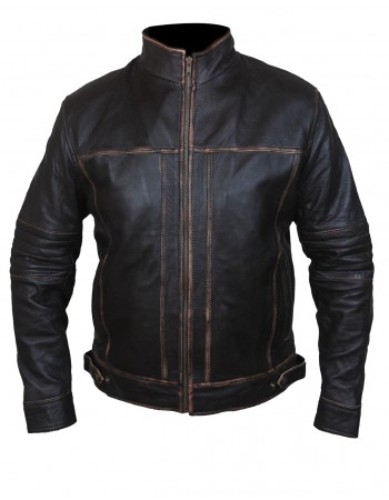 Laverapelle Men's Real Cow Ruboff Leather Distressed Look Motorcycle Jacket (Fencing Jacket) - 1501807