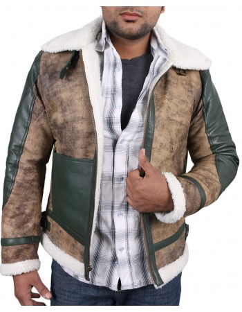Laverapelle Men's Genuine Lambskin Leather Jacket (Aviator Jacket) - 1701023 Laverapelle Men's Genuine Lambskin Leather Jacket (Aviator Jacket) - 1701023