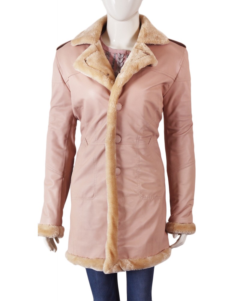 Laverapelle Women's Genuine Lambskin Leather Coat (Shearling Coat) - 1722025 Laverapelle Women's Genuine Lambskin Leather Coat (Shearling Coat) - 1722025
