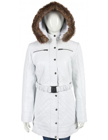 Laverapelle Women's Genuine Lambskin Leather Coat (Parka Coat) - 1722039 Laverapelle Women's Genuine Lambskin Leather Coat (Parka Coat) - 1722039