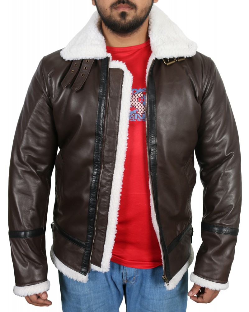 Laverapelle Men's Genuine Lambskin Leather Jacket (Aviator Jacket) - 1801021 Laverapelle Men's Genuine Lambskin Leather Jacket (Aviator Jacket) - 1801021