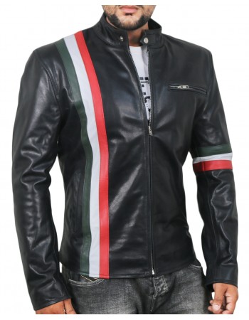 Laverapelle Men's Genuine Lambskin Leather Jacket (Racer Jacket) - 1801029 Laverapelle Men's Genuine Lambskin Leather Jacket (Racer Jacket) - 1801029
