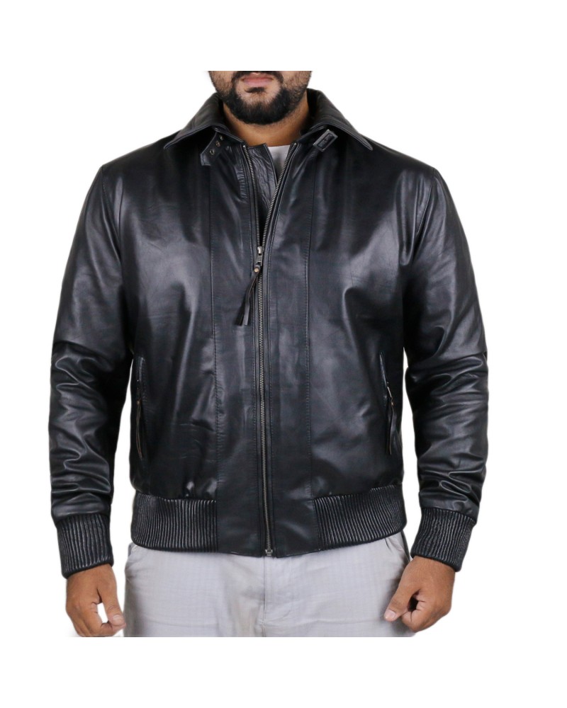 Laverapelle Men's Genuine Cowhide Leather Jacket (Aviator Jacket) - 1801063 Laverapelle Men's Genuine Cowhide Leather Jacket (Aviator Jacket) - 1801063