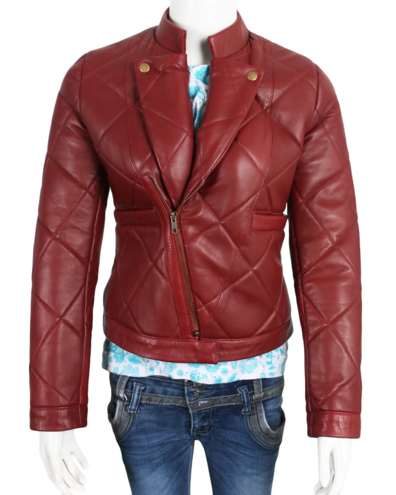 Laverapelle Women's Genuine Lambskin Leather Jacket (Double Rider Jacket) - 1821006 Laverapelle Women's Genuine Lambskin Leather Jacket (Double Rider Jacket) - 1821006