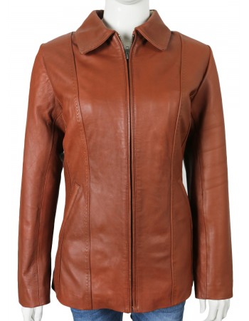 Laverapelle Women's Genuine Lambskin Leather Coat (Classic Coat) - 1821012