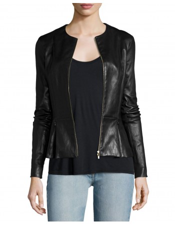 Laverapelle Women's Genuine Lambskin Leather Jacket (fencing Jacket) - 1821023 Laverapelle Women's Genuine Lambskin Leather Jacket (fencing Jacket) - 1821023