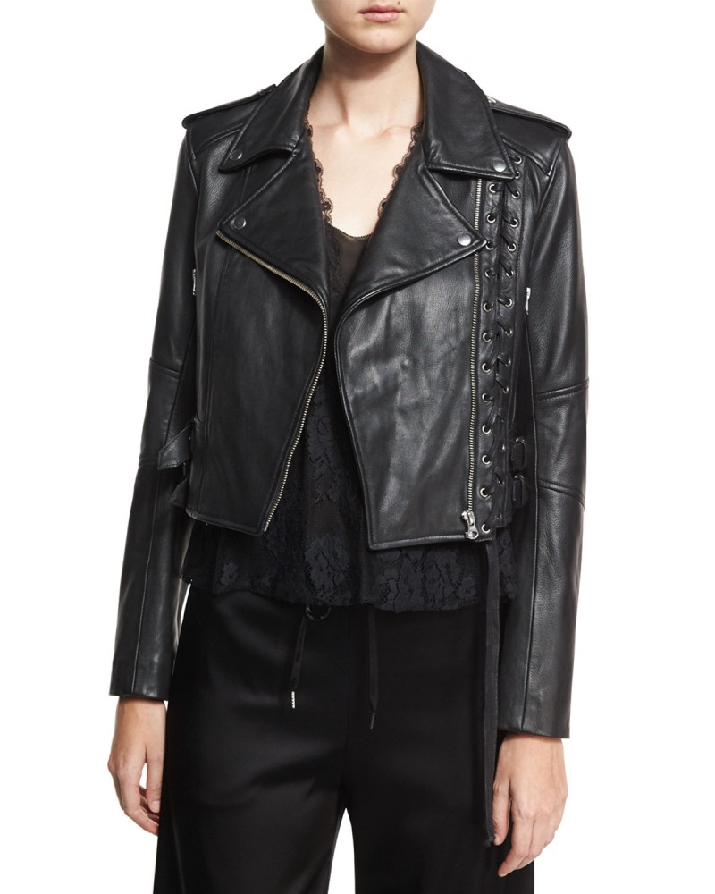 Laverapelle Women's Genuine Lambskin Leather Jacket (Double Rider Jacket) - 1821028 Laverapelle Women's Genuine Lambskin Leather Jacket (Double Rider Jacket) - 1821028