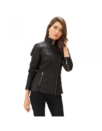 Laverapelle Women's Genuine Lambskin Leather Jacket (fencing Jacket) - 1821029 Laverapelle Women's Genuine Lambskin Leather Jacket (fencing Jacket) - 1821029