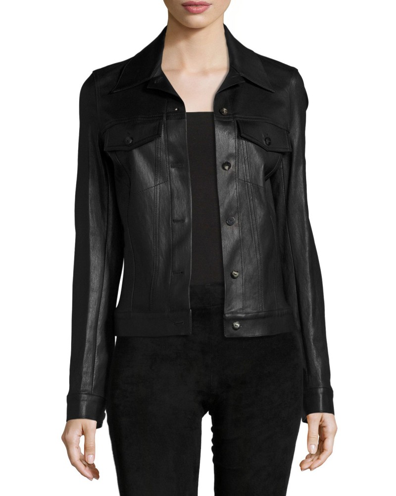Laverapelle Women's Genuine Lambskin Leather Jacket (Regal Jacket) - 1821033 Laverapelle Women's Genuine Lambskin Leather Jacket (Regal Jacket) - 1821033