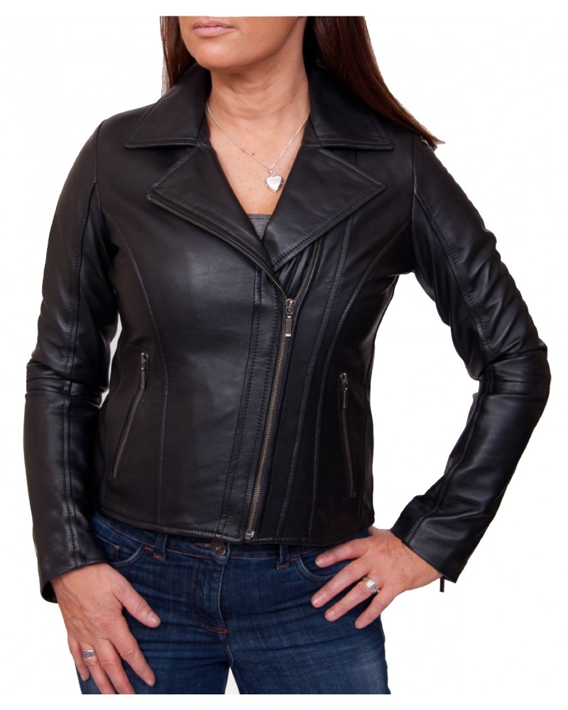 Laverapelle Women's Genuine Lambskin Leather Jacket (Double Rider Jacket) - 1821045 Laverapelle Women's Genuine Lambskin Leather Jacket (Double Rider Jacket) - 1821045