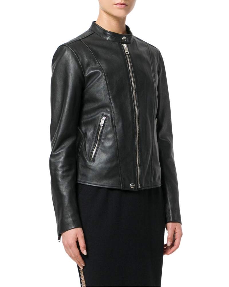 Laverapelle Women's Genuine Lambskin Leather Jacket (Racer Jacket) - 1821069 Laverapelle Women's Genuine Lambskin Leather Jacket (Racer Jacket) - 1821069