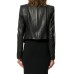 Laverapelle Women's Genuine Lambskin Leather Jacket (Officer Jacket) - 1821073 Laverapelle Women's Genuine Lambskin Leather Jacket (Officer Jacket) - 1821073