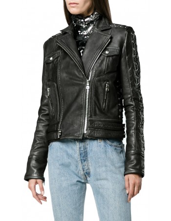 Laverapelle Women's Genuine Lambskin Leather Jacket (Double Rider Jacket) - 1821079 Laverapelle Women's Genuine Lambskin Leather Jacket (Double Rider Jacket) - 1821079