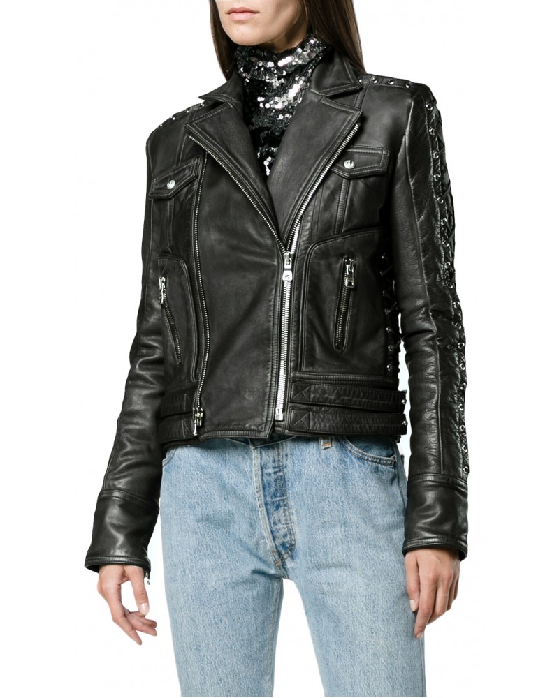 Laverapelle Women's Genuine Lambskin Leather Jacket (Double Rider Jacket) - 1821079 Laverapelle Women's Genuine Lambskin Leather Jacket (Double Rider Jacket) - 1821079