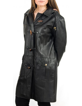 Laverapelle Women's Genuine Lambskin Leather Coat (Long Coat) - 1822008 Laverapelle Women's Genuine Lambskin Leather Coat (Long Coat) - 1822008