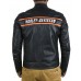Laverapelle Bill Goldberg Men's Davidson Geniune Leather Jacket (Black, Biker Jacket) - 2101001