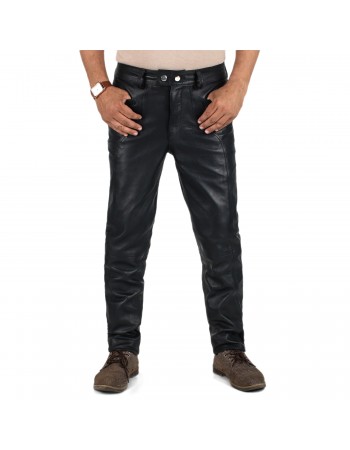 Laverapelle Men's Genuine Lambskin Leather Pants (Black, Leather Trousers) - 2304005 Laverapelle Men's Genuine Lambskin Leather Pants (Black, Leather Trousers) - 2304005