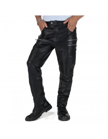 Laverapelle Men's Genuine Lambskin Leather Pants (Black, Biker Pants) - 2304007 Laverapelle Men's Genuine Lambskin Leather Pants (Black, Biker Pants) - 2304007