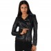 Laverapelle Women's Genuine Lambskin Flap Closure Leather Racer Jacket Laverapelle Women's Genuine Lambskin Flap Closure Leather Racer Jacket