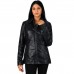 Laverapelle Women's Genuine Lambskin Long Zipper Leather Jacket Laverapelle Women's Genuine Lambskin Long Zipper Leather Jacket