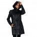 Laverapelle Women's Genuine Lambskin Zipper Hooded Short Leather Coat Laverapelle Women's Genuine Lambskin Zipper Hooded Short Leather Coat