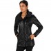 Laverapelle Women's Genuine Lambskin Short Hooded Leather Pea Coat Laverapelle Women's Genuine Lambskin Short Hooded Leather Pea Coat