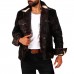 Laverapelle Men’s Maverick Cowhide Brown Fur Leather Jacket (Blazer Jacket) - 2501001 Laverapelle Men’s Maverick Cowhide Brown Fur Leather Jacket (Blazer Jacket) - 2501001